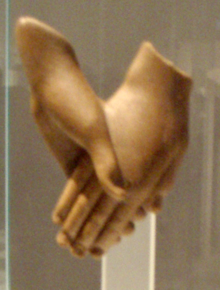 Clasped Hands from an Amarna-Era Statue