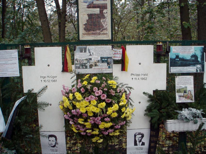 Part of the Memorial to Victims of the Berlin Wall