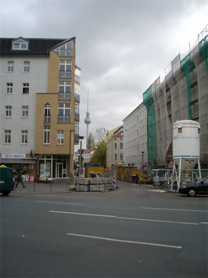 Construction in the Former East Berlin and TV Tower