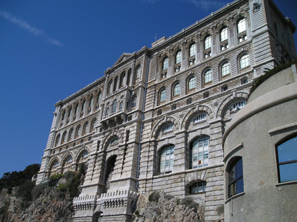 The Sea-Facing View of the Monaco Oceanographic Institute