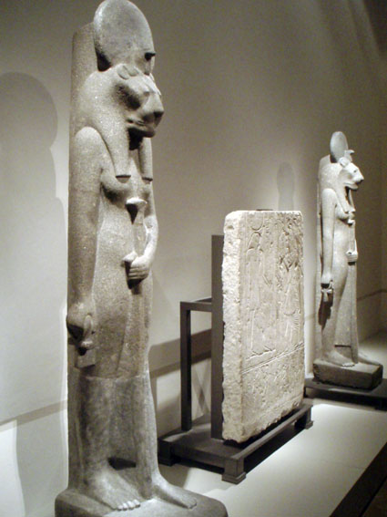 Pair of Sehkmet Statues