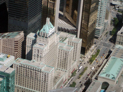 The Royal York Hotel from Above