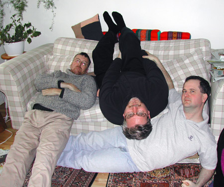 The Three Bandmates, In Various Orientations