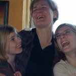 Girls and Erika and Lunch 2