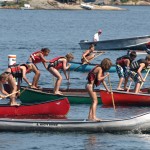 Canoe Gunwaling Race