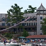 Ojibway Club Festooned for the Junior Regatta