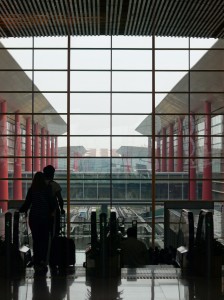 Looking Out from Terminal 3, Beijing Airport