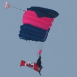 Misty Blue Parachutist