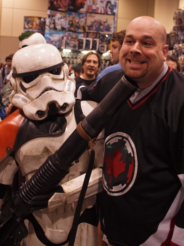 Fan Expo: 501st Legion Stormtrooper and ''Hostage''