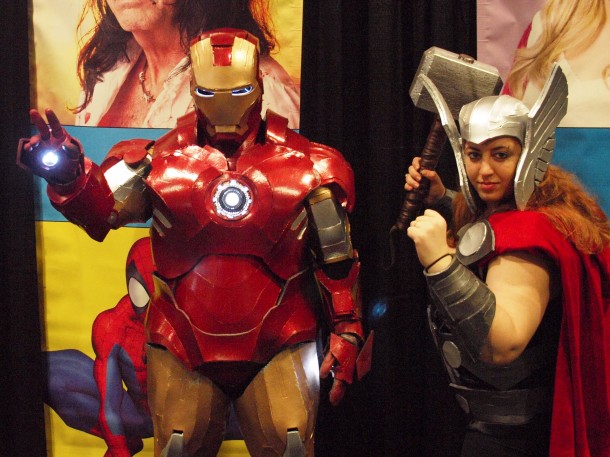 Fan Expo: Ironman and Thor Cosplayers