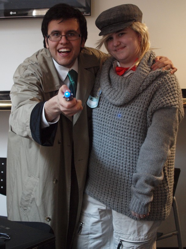 FrostCon: Doctor Whooves and Derpy (Keikoandgilly and BaldDumboRat)