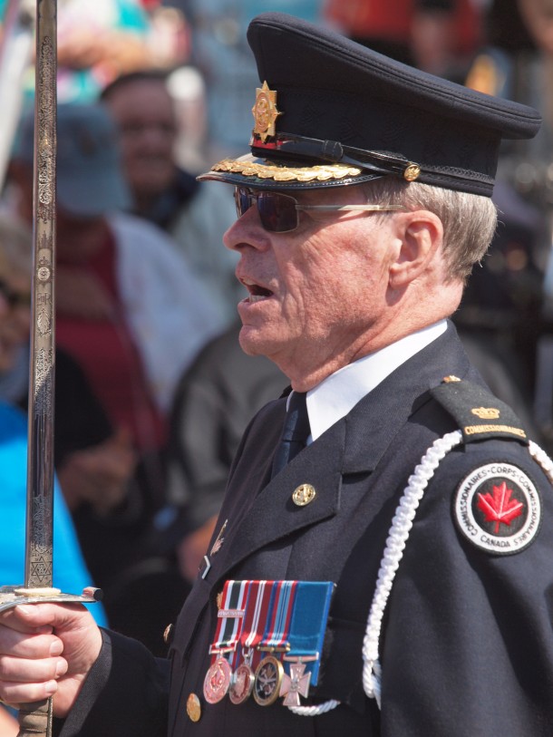Warrior's Day Parade 2013-Commissionaire with Ceremonial Sword