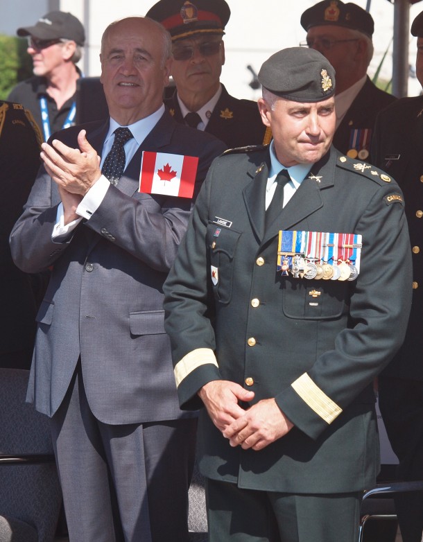 Warrior's Day Parade 2013: Minister of Veterans Affairs Julian Fantino and Brigadier-General Omer Lavoie