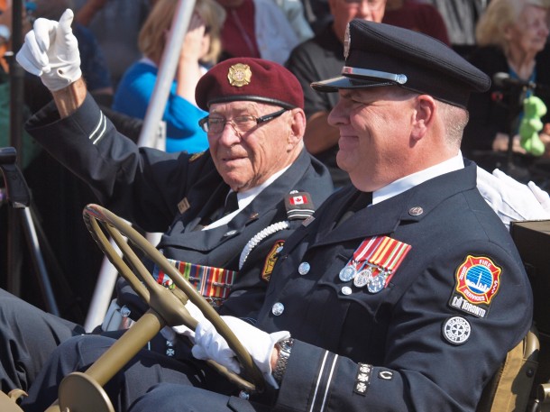 Warrior's Day Parade 2013-Toronto Firefighter Military Veterans