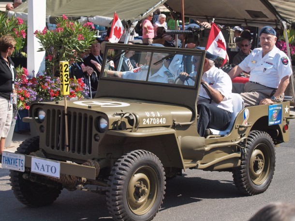 Warrior's Day Parade 2013-UN Veterans in a Jeep