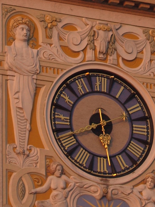 Art Nouveau Clockface, Munich