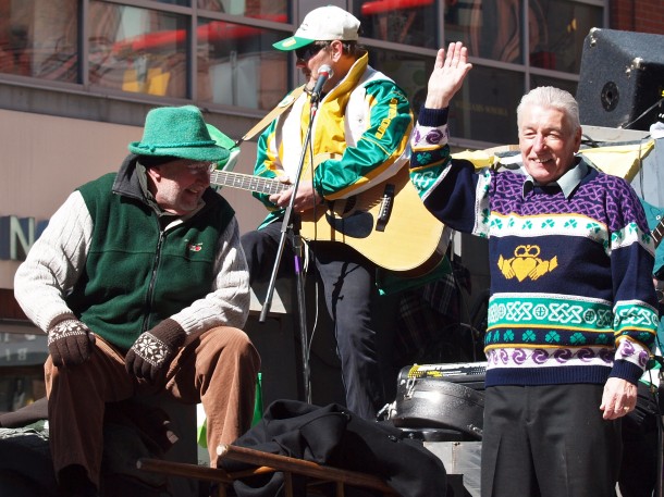 Musical Performers on a Float