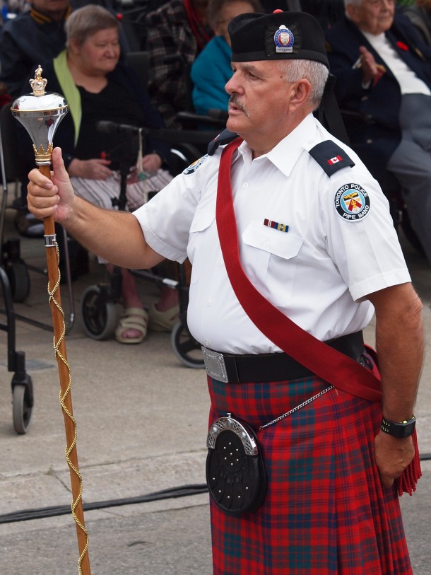 Toronto Police Pipe Band Sgt Major