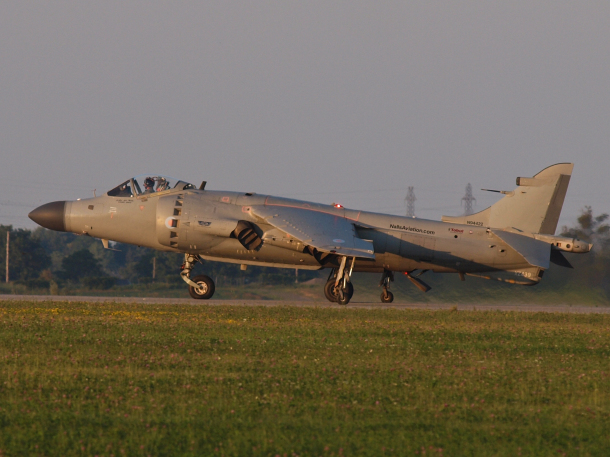 Sea Harrier FA2 About to Take Off