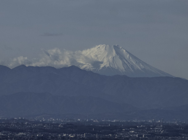 Mt Fuji from Skytree (Using 200mm Telephoto Lens)