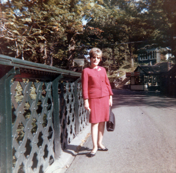Audrey visiting Family - Aberystwyth - 1966